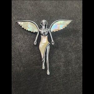 Abalone Shell Angel Brooch